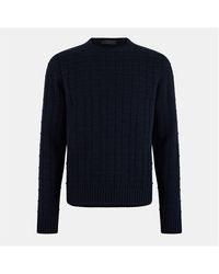 Prada - Knitted Jumper - Lyst