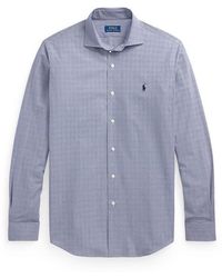 Polo Ralph Lauren - Poplin Check Long-Sleeve Patterned Shirt - Lyst