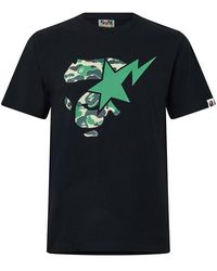 A Bathing Ape - Bape Face Sta Tee Sn63 - Lyst