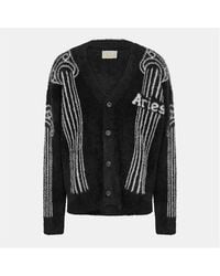 Aries - Column Knitted Crew Neck Jumper - Lyst