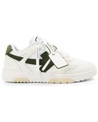 Off-White c/o Virgil Abloh - Slim Low Calfskin Leather Trainers - Lyst