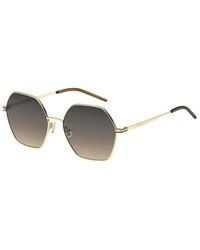 BOSS - Geo Round Sunglasses - Lyst