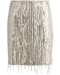 BOSS - C_Vinges Mini Skirt - Lyst