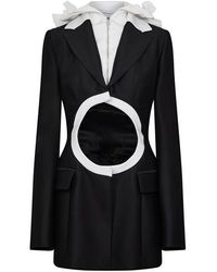 Off-White c/o Virgil Abloh - Suit Panelled Fitted Suit Jacket - Lyst