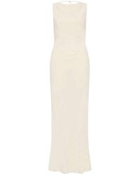 St. Agni - Draped Cowl Maxi Dress - Lyst