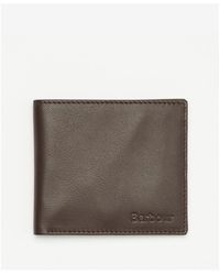 Barbour - Colwell Leather Billfold Wallet - Lyst