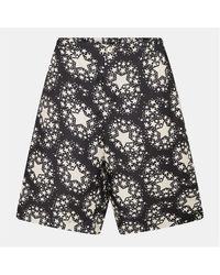 Gucci - Silk Woven Tracksuit Shorts - Lyst