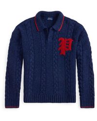 Polo Ralph Lauren - Knitted Long Sleeve Crew Neck Jumper - Lyst