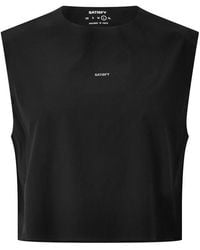 Satisfy - Justice Trail Cropped Running Vest - Lyst