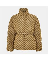 Gucci - Structured-Toned Hardware Embroidered Bomber Jacket - Lyst