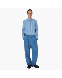 Stella Nova - Washed Low-Waist Pants With Scallop Edge - Lyst