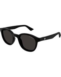Montblanc - Round Sunglasses - Lyst