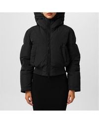 DIESEL - Cropped Leather Biker Jacket - Lyst