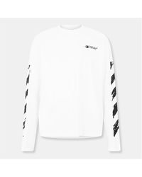 Off-White c/o Virgil Abloh - Skate Long Sleeve Relaxed Fit T-Shirt - Lyst