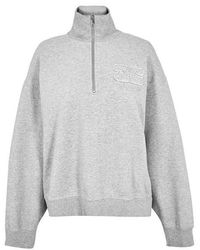 Ganni - Isoli Half Zip Ld61 - Lyst