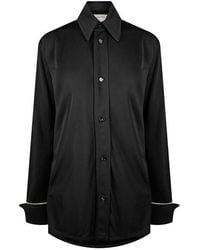 Bottega Veneta - Matt Fluid Viscose Jersey Shirt - Lyst