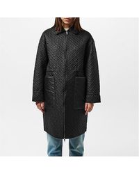 BOSS - Paluma Quilted Long Sleeve Mid-Length Oversized Fit Short Puffer Jacket - Lyst