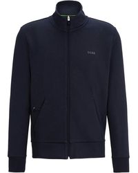 BOSS - Skaz Full-Zip Fleece Top - Lyst