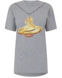 Vivienne Westwood - Viv Orb Tee Ld64 - Lyst
