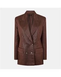 Tom Ford - Genuine Leather Tailored Fit Leather Jacket - Lyst