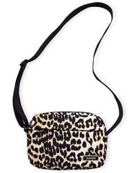 Ganni - Tech Fabric Shoulder Bag - Lyst