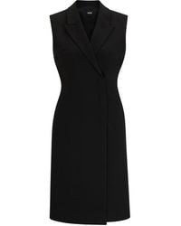 BOSS - Dekava Wrap Dress Design - Lyst