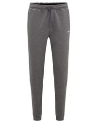 BOSS - Hadiko Closed Hem Fleece Joggers - Lyst