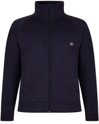 Valentino - Vlogo Signature Viscose Long Sleeve Softshell Jacket - Lyst
