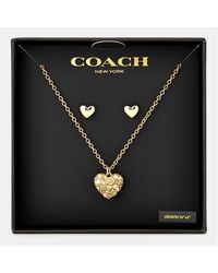 COACH - Heart Jewellery Set - Lyst