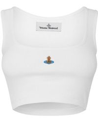 Vivienne Westwood - Logo Crop Querelle Vest Top - Lyst