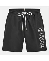 BOSS - Swim Shorts With Logo Detail (Stormfish) - Lyst