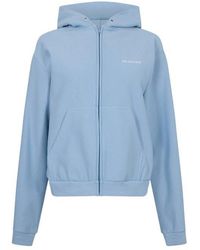 Balenciaga - Bal Back Dry Zip Hoodie - Lyst