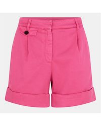 BOSS - Tasandriad High-Waisted Relaxed Fit Denim Shorts - Lyst