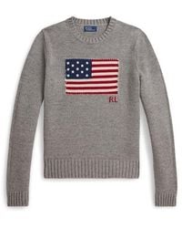 Polo Ralph Lauren - Flag Knit Jumper - Lyst