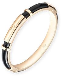 Ralph Lauren - Lauren Ralph Lauren & Logo Hinge Bangle - Lyst