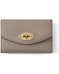 Mulberry - Darley Folded Multi-Card Wallet Cashmere Taupe - Lyst