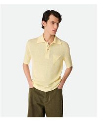 Bottega Veneta - Light Linen Polo - Lyst