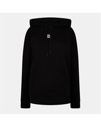 HUGO - Stack Logo Over The Head Hoodie - Lyst
