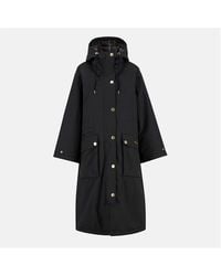 Barbour - Dena Showerproof Hooded Long Sleeve Full Zip Rain Anorak - Lyst