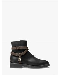 MICHAEL Michael Kors - Flat Ankle Boots - Lyst