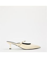 Stella McCartney - Elsa Stn Heeled Mule - Lyst