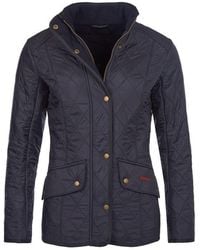 Barbour - Cavalry Polarquilt Diamond-Quilted Fleece-Lined Long Sleeve Slim Fit Quilted Jacket - Lyst