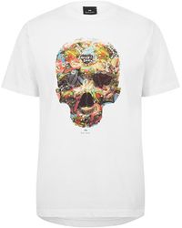 PS by Paul Smith - Ps Skull Stkr Tee Sn41 - Lyst