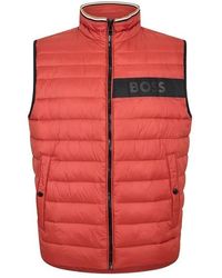 BOSS - Darolan Sleeveless Gilet - Lyst