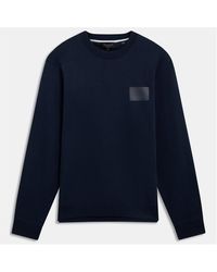 Ted Baker - Ls Logo Patch Sweatshirt - Lyst