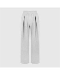 Manière De Voir - Straight Leg Box Pleat Joggers - Lyst
