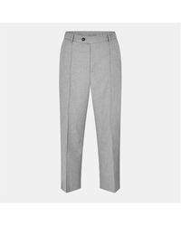 About Blank - Everyday Wide Leg Pleated Trousers - Lyst