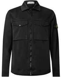 Stone Island - Stone Gd Overshirt Sn64 - Lyst