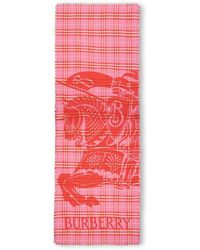 Burberry - Burb Gauze Scarf Ld63 - Lyst