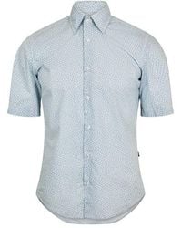 BOSS - Short Sleeve Shirt - Lyst